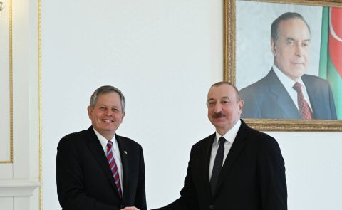 Ilham Aliyev Meets US Senator Steve Daines to Discuss Strengthening Azerbaijan-US Relations