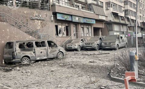 Russian Missile Strike on Azerbaijan Embassy in Kyiv Causes Extensive Damage; Azerbaijan Sends Note of Protest