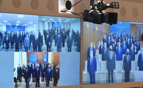 Azerbaijan’s ruling party holds its seventh congress