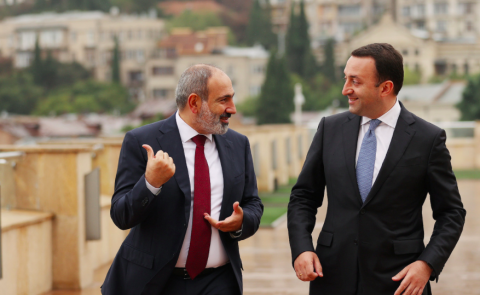 Georgian, Armenian premiers vow to develop cooperation